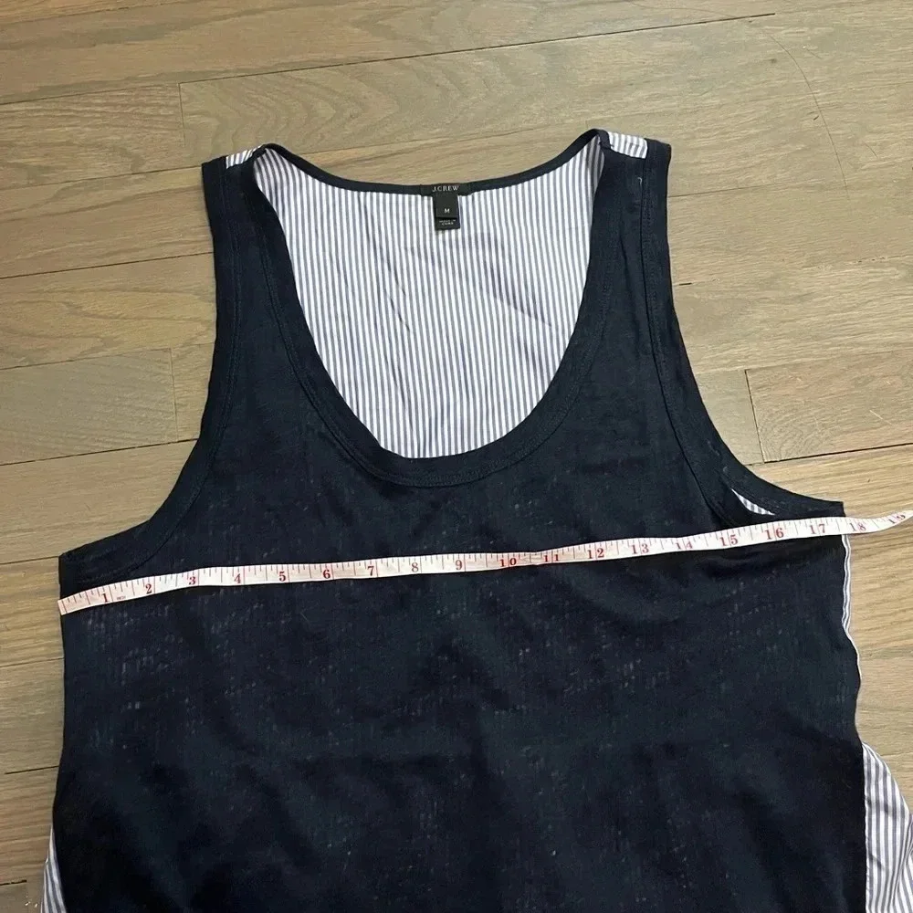 J. Crew 100% Silk 100% Linen Tank. NWOT. Medium